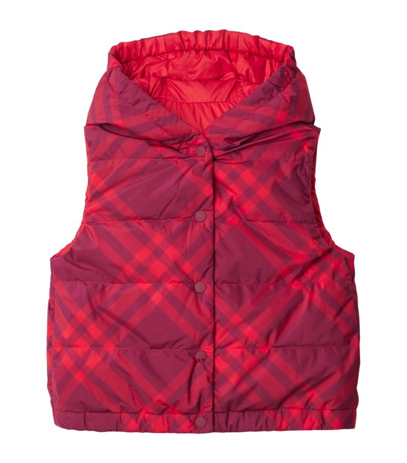 Burberry Burberry Kids Check Print Gilet (3-14 Years)