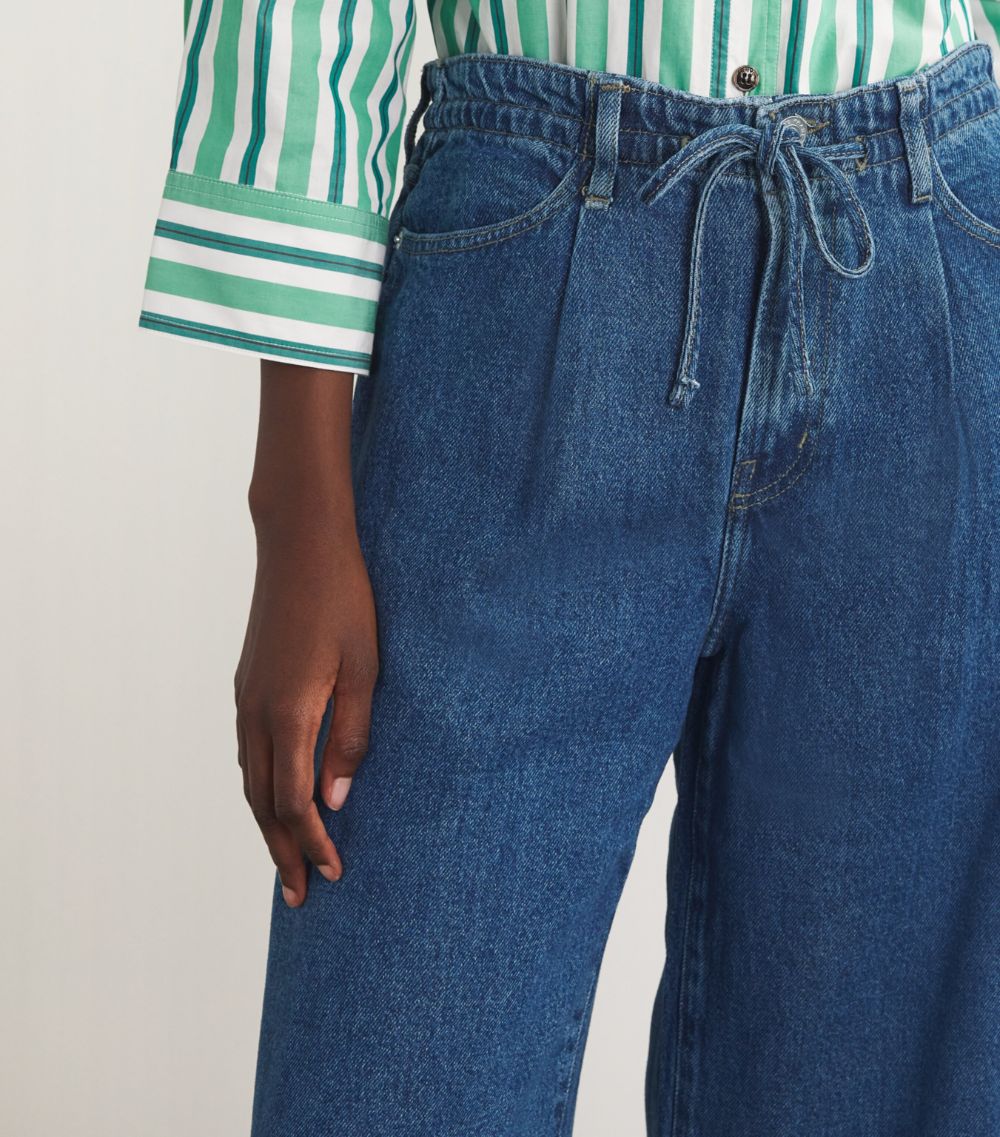 Frame Frame Drawstring Wide-Leg Jeans