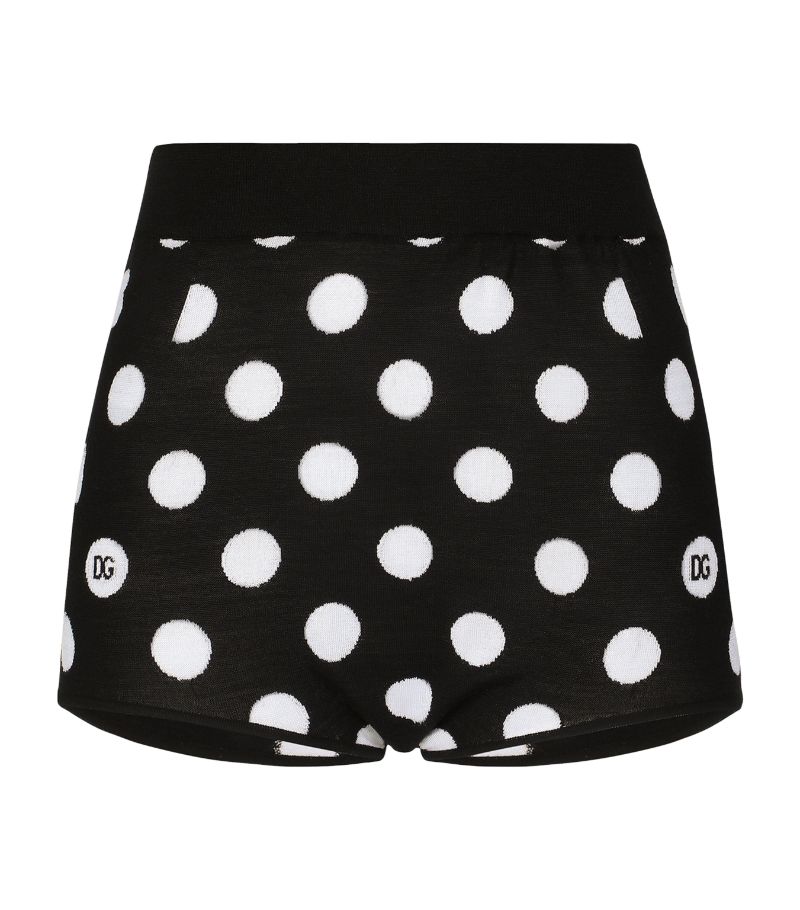 Dolce & Gabbana Dolce & Gabbana Polka-Dot Mini Shorts