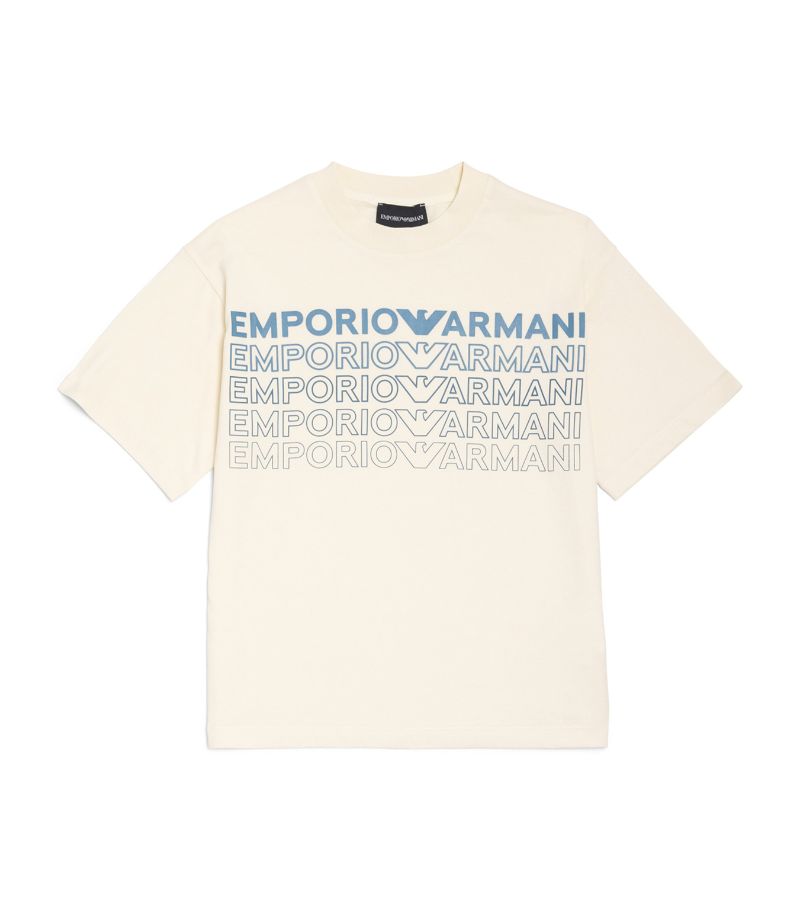 Emporio Armani Kids Emporio Armani Kids Cotton Logo T-Shirt (4-12 Years)