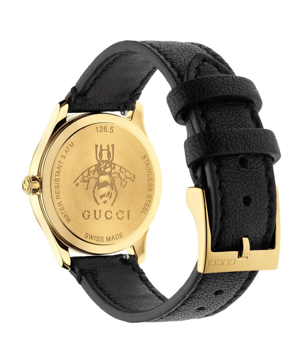 Gucci Gucci Gold-Plated G-Timeless Watch 29Mm