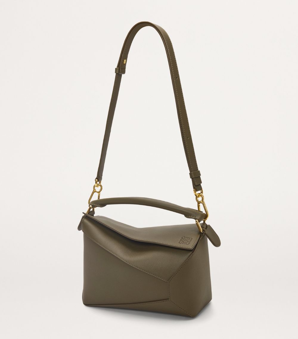 Loewe Loewe Small Leather Puzzle Edge Top-Handle Bag