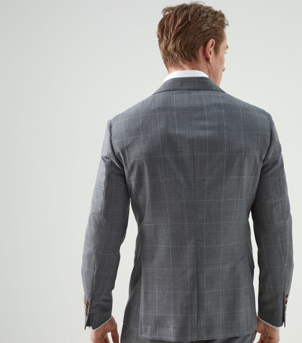 Brunello Cucinelli Brunello Cucinelli Virgin Wool Check Jacket