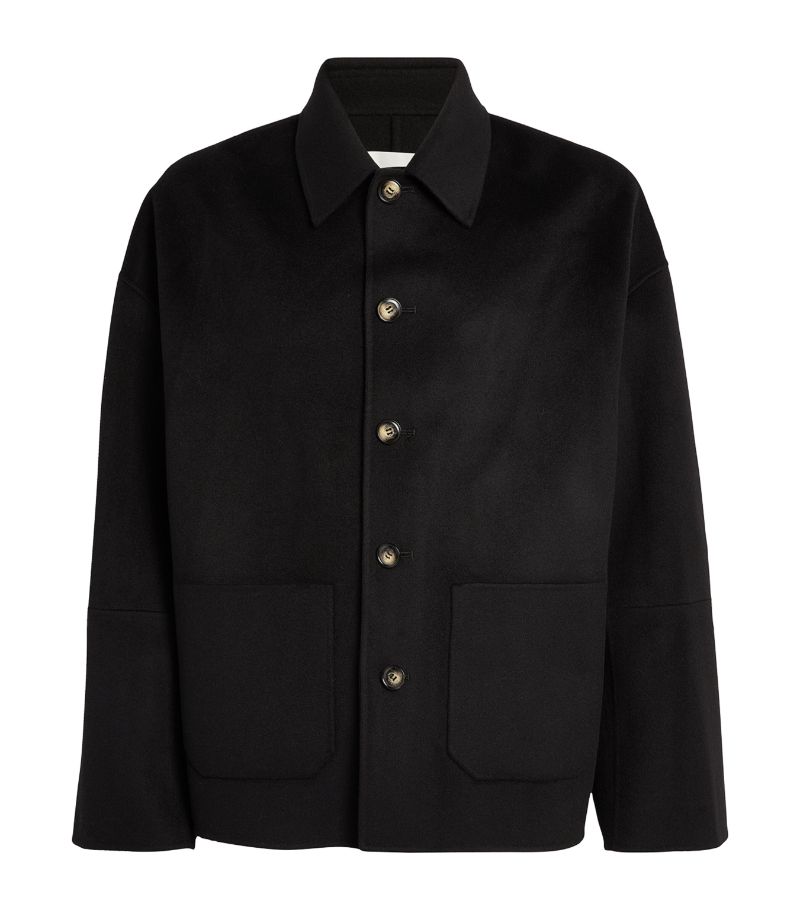 Nanushka Nanushka Wool-Silk Seger Shirt Jacket