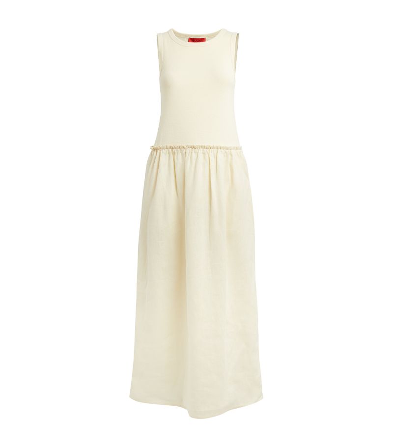 Max & Co. Max & Co. Linen-Cotton Maxi Dress