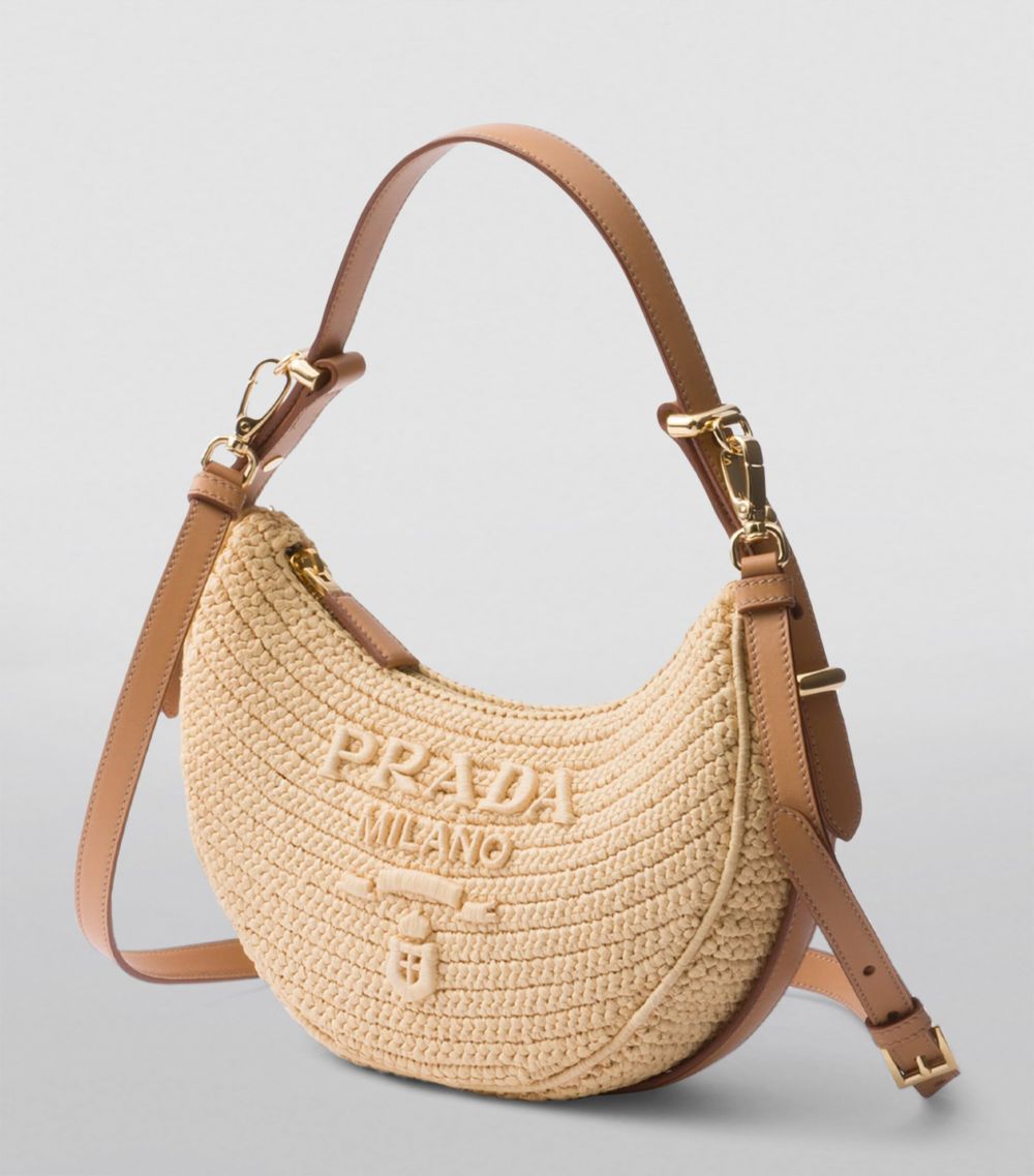 Prada Prada Woven Arqué Shoulder Bag