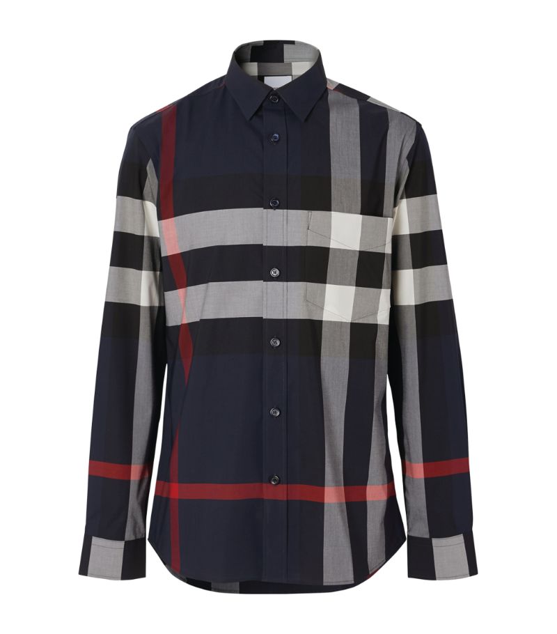 Burberry Burberry Slim-Fit Stretch Poplin Shirt