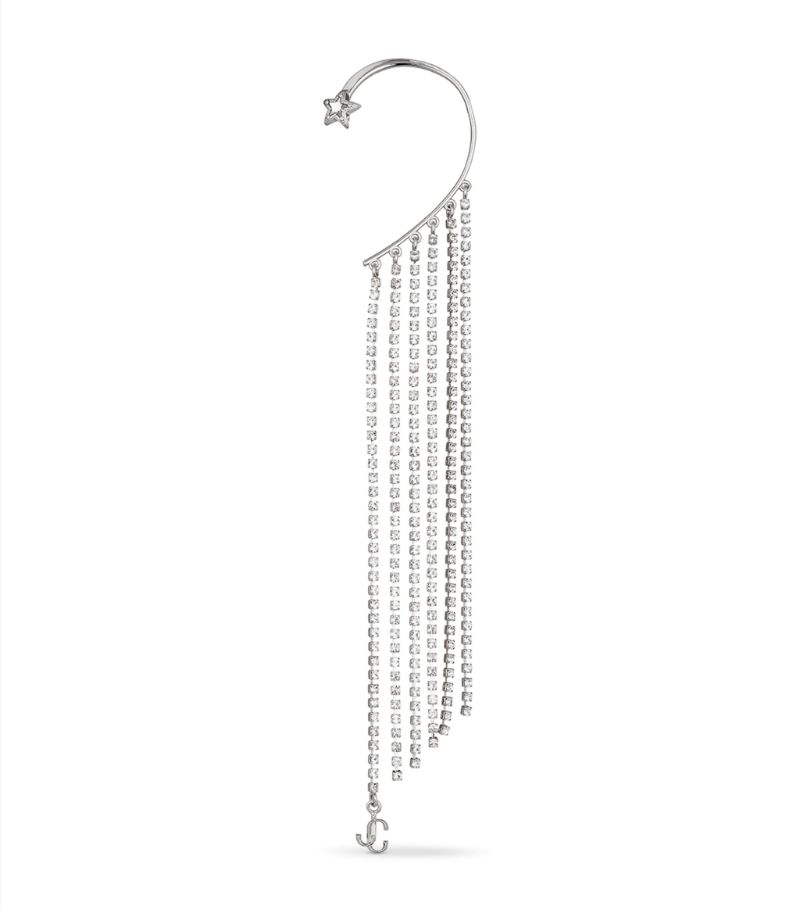 Jimmy Choo Jimmy Choo Crystal-Embellished Single Ear Cuff