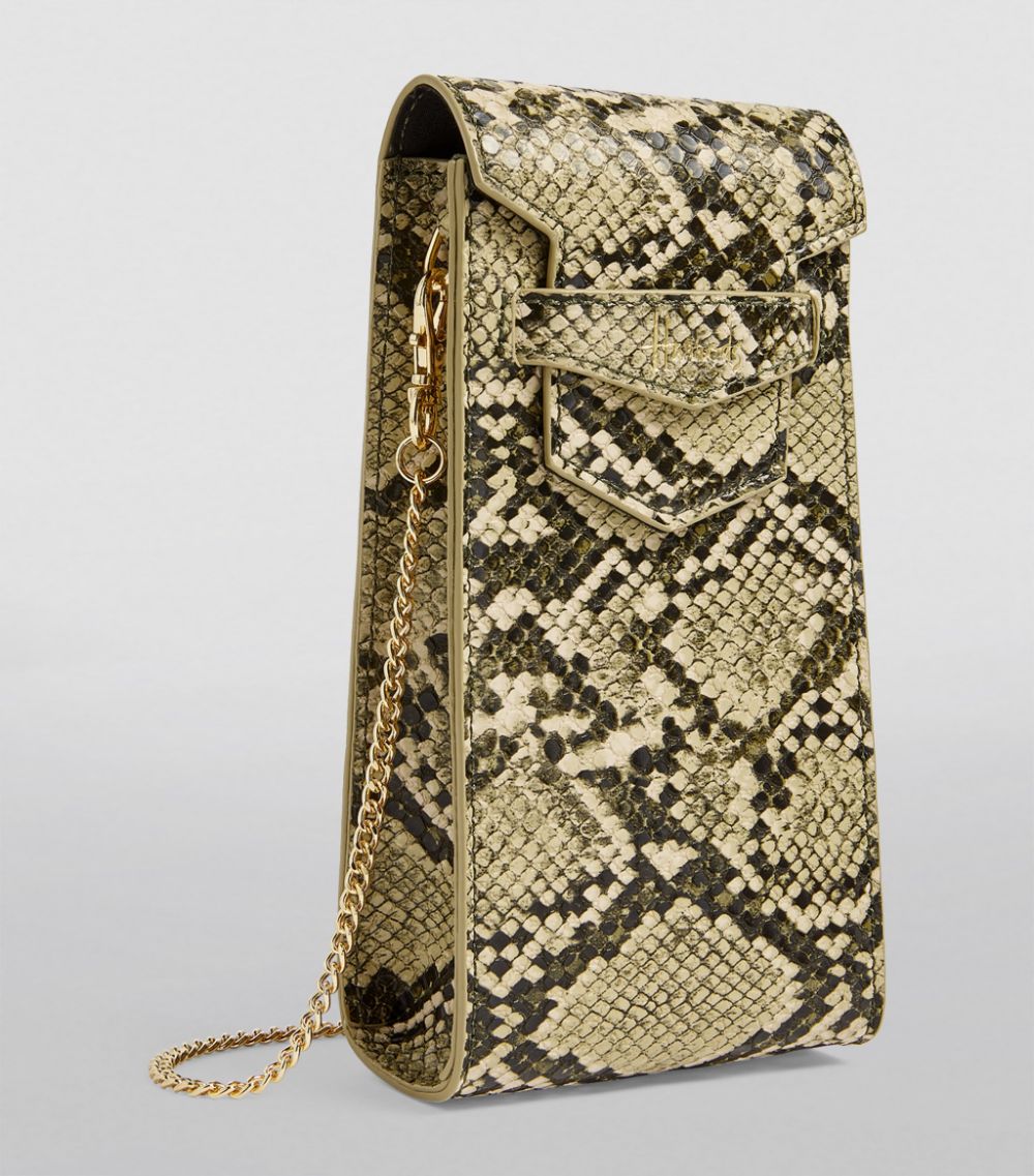 Harrods Harrods Mini Croc-Embossed Nano Bag