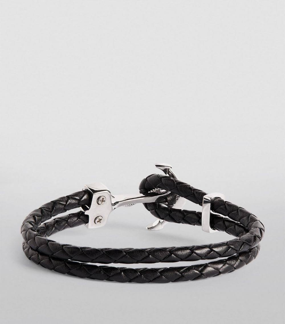 Nialaya Jewelry Nialaya Jewelry Leather Anchor Bracelet