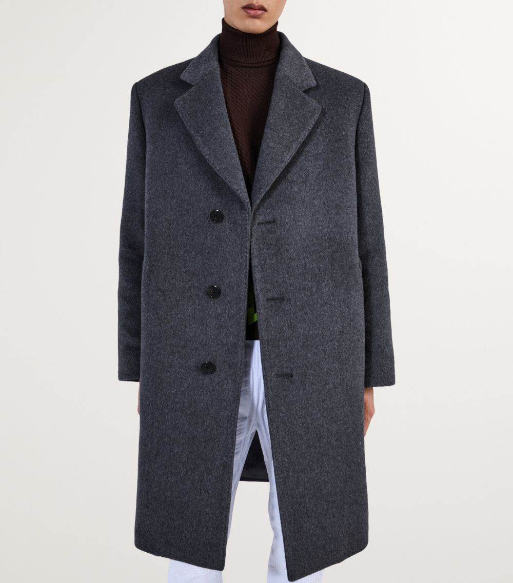 Prada Prada Wool Single-Breasted Coat