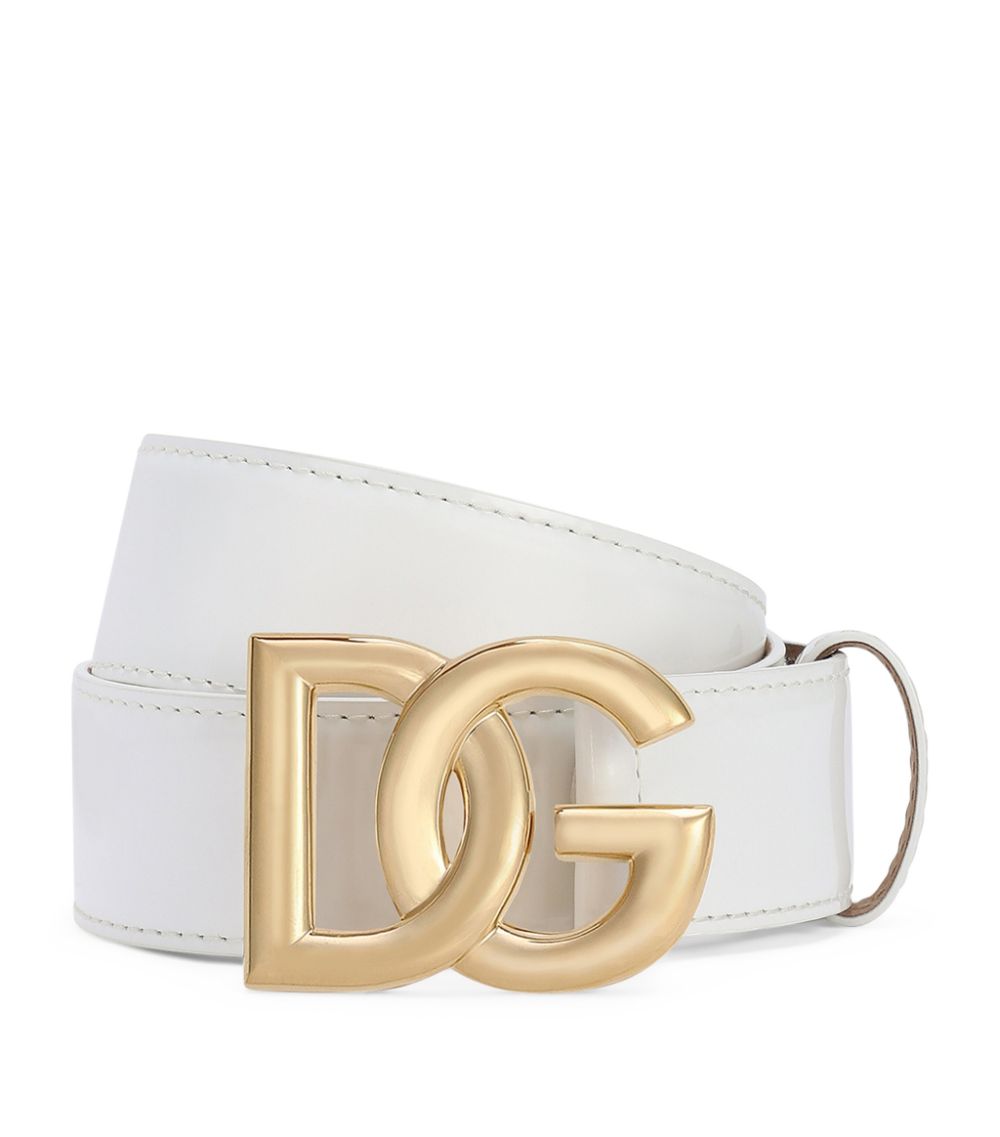 Dolce & Gabbana Dolce & Gabbana Leather Logo Belt