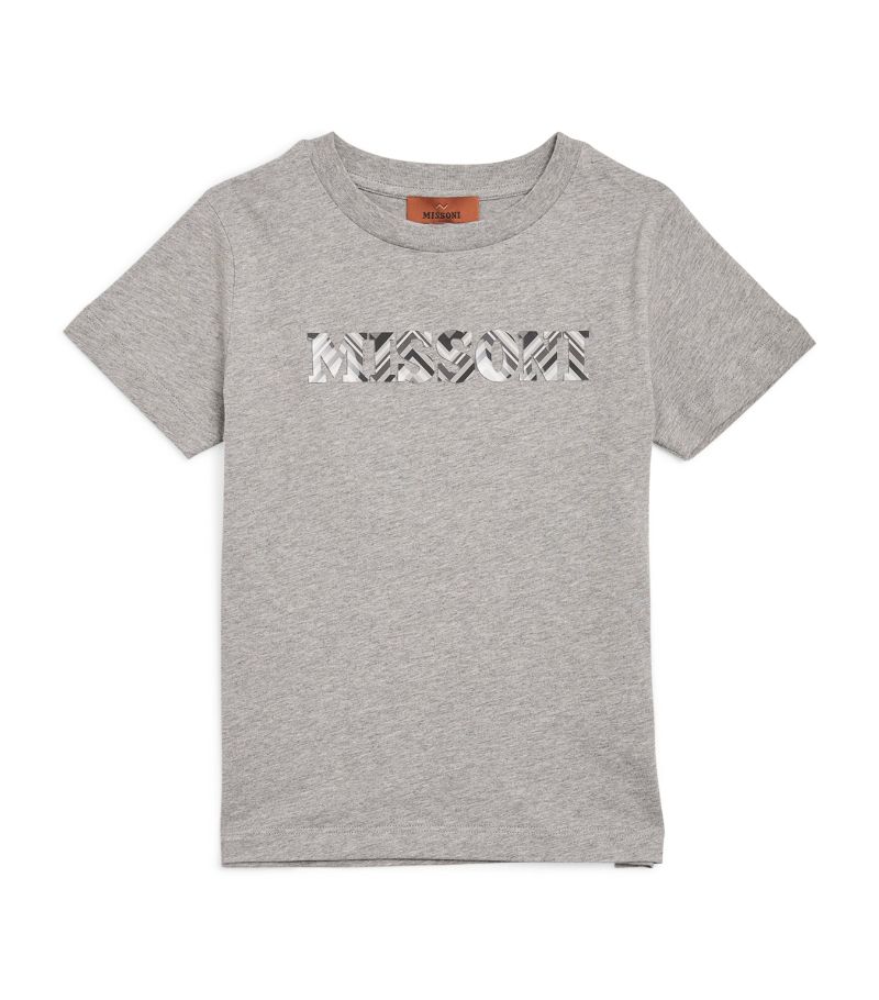 Missoni Kids Missoni Kids Cotton Logo T-Shirt (12-14 Years)