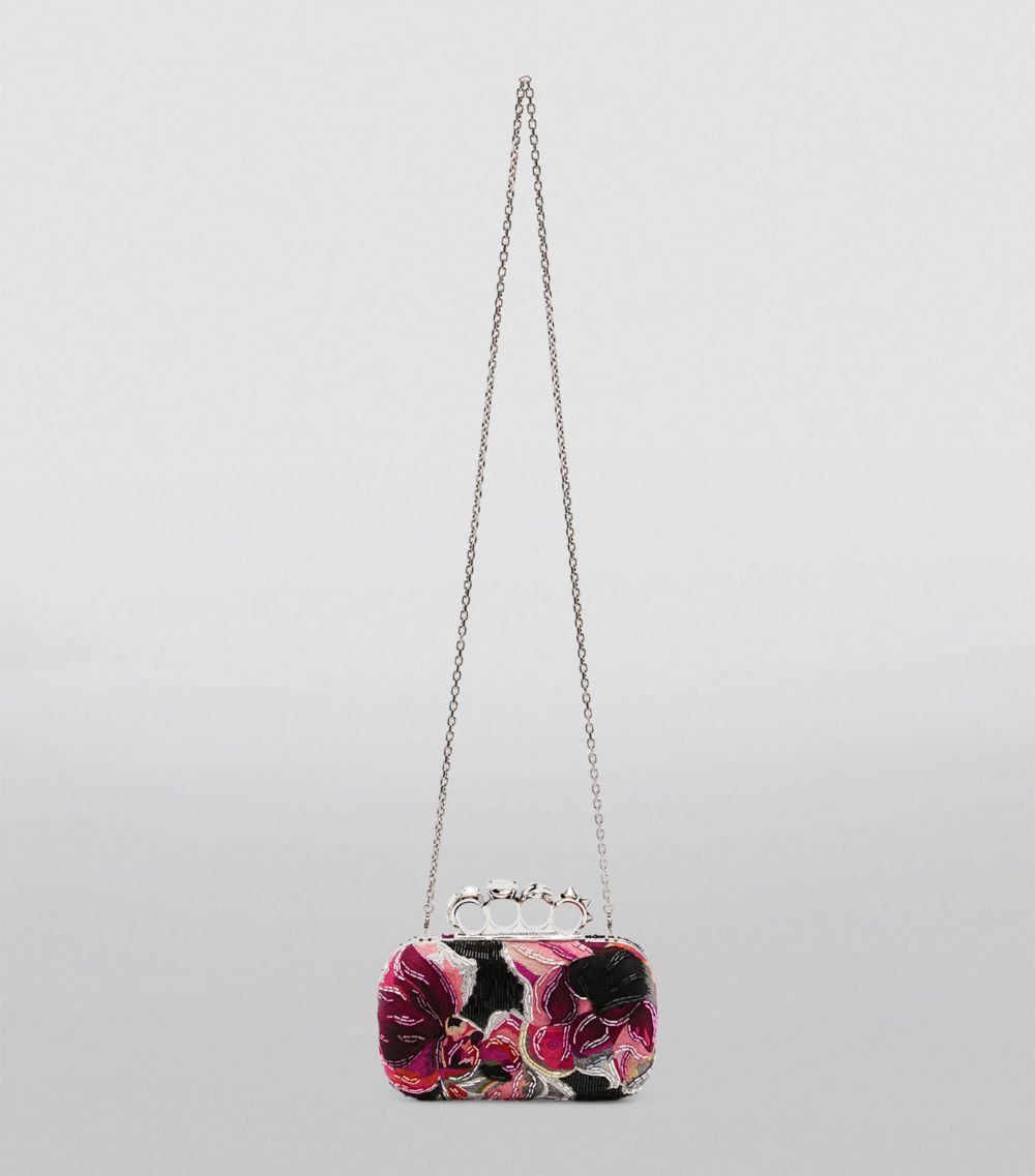 Alexander McQueen Alexander McQueen Embellished Four-Ring Clutch Bag