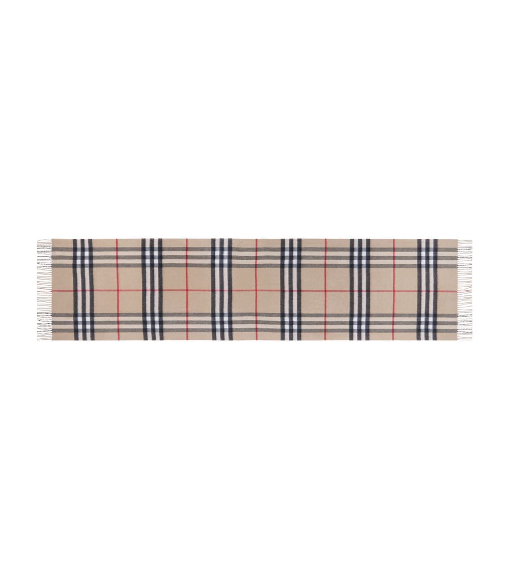 Burberry Burberry Cashmere Reversible Check Scarf