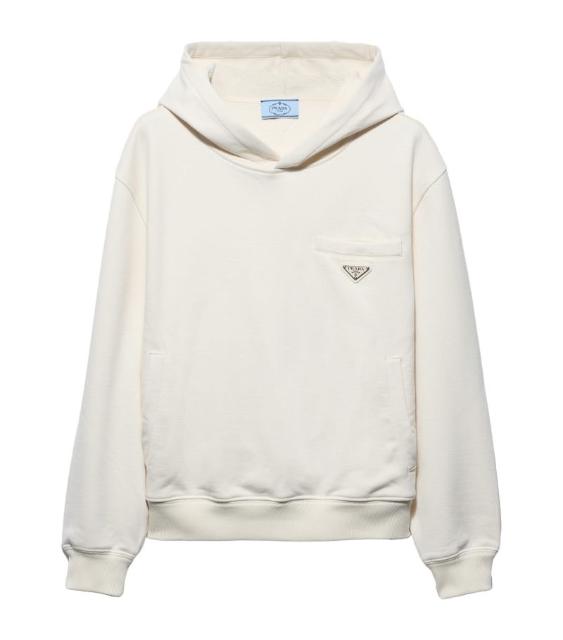 Prada Prada Cotton Logo Hoodie