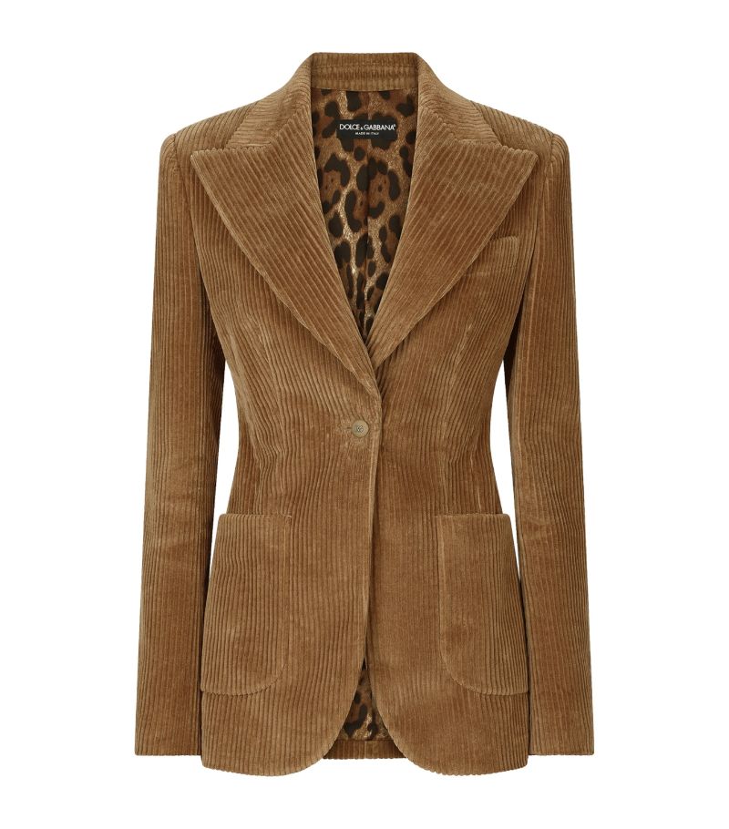 Dolce & Gabbana Dolce & Gabbana Corduroy Blazer