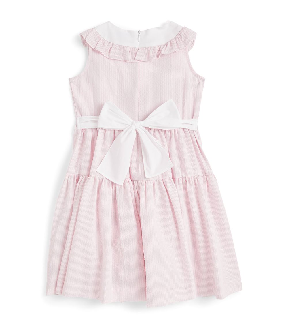 Il Gufo Il Gufo Stretch-Cotton Tiered Dress (3-10 Years)