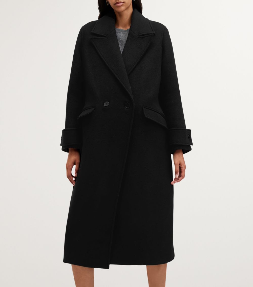 Allsaints Allsaints Double-Breasted Mabel Coat