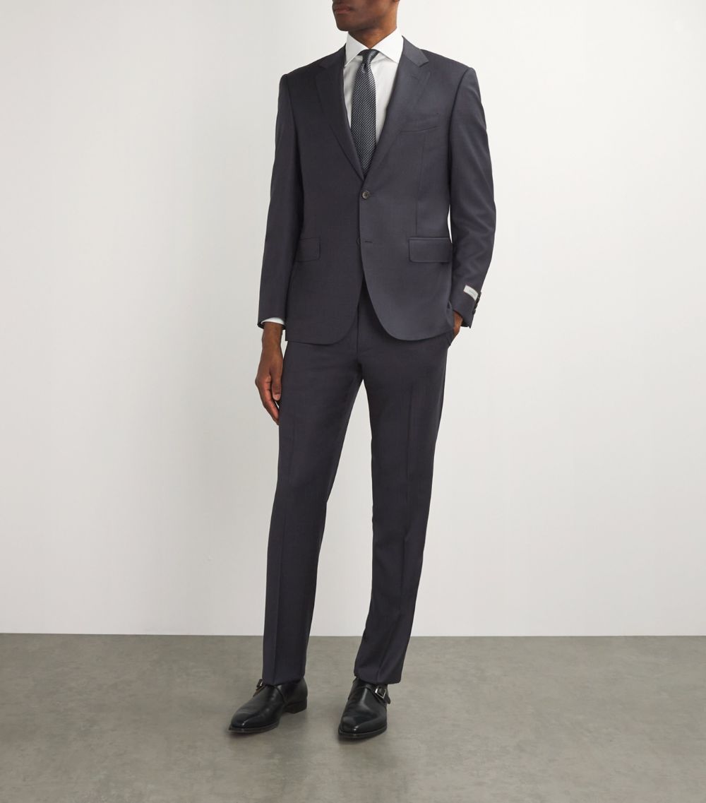 Canali Canali Wool Pinstripe 2-Piece Suit