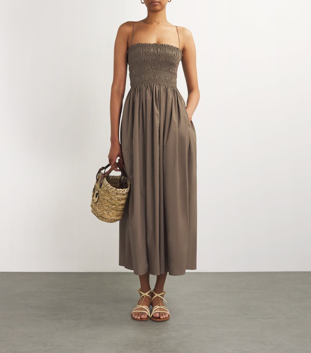 Matteau Matteau Shirred Midi Dress