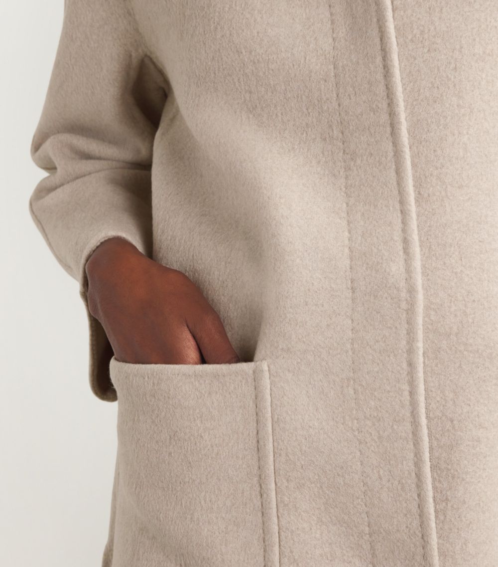 Max Mara Max Mara Cashmere Collarless Coat