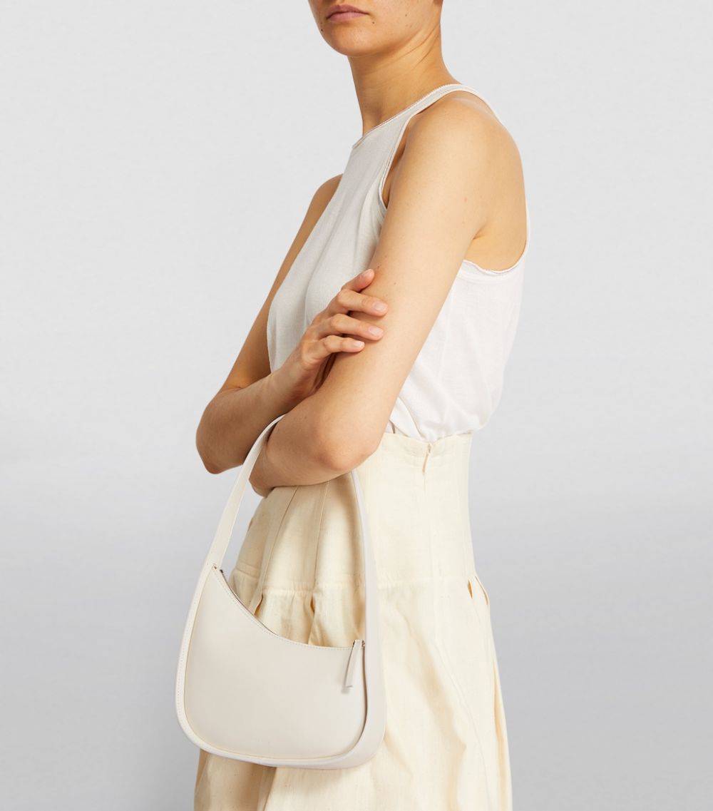 The Row The Row Leather Half Moon Shoulder Bag