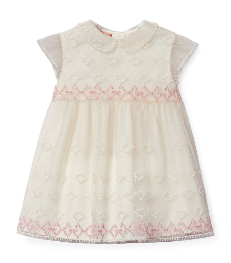 Gucci Gucci Kids Tulle Embroidered Dress (3-24 Months)