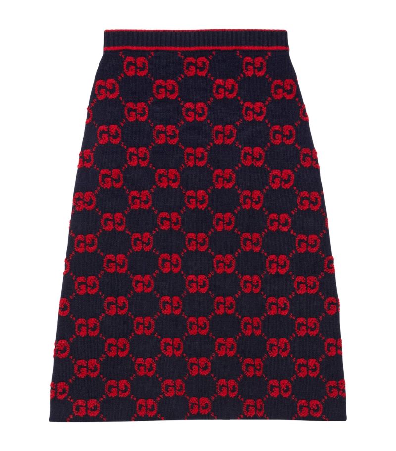 Gucci Gucci Gg Motif Midi Skirt