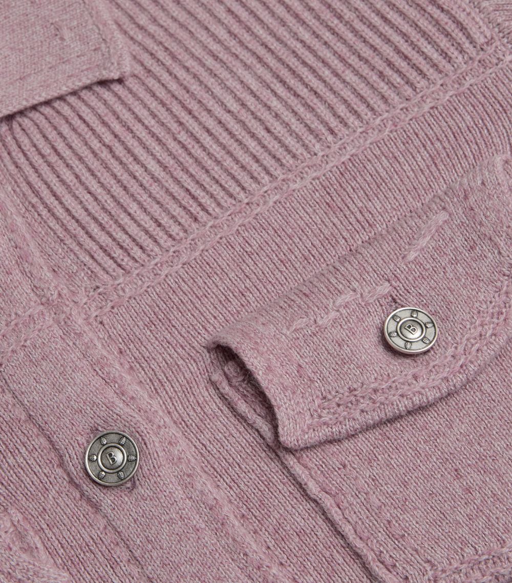 Barrie Barrie Cashmere-Cotton Fitted Cardigan