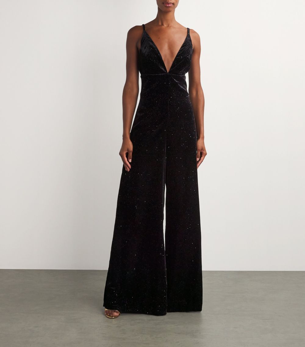  Celia Kritharioti Velvet Jumpsuit