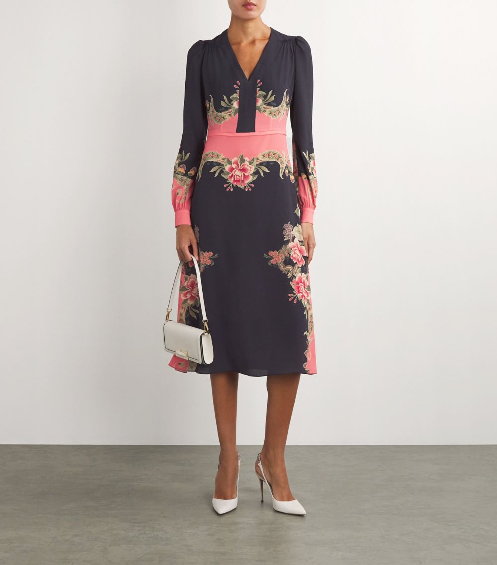 Etro Etro Floral Print Midi Dress