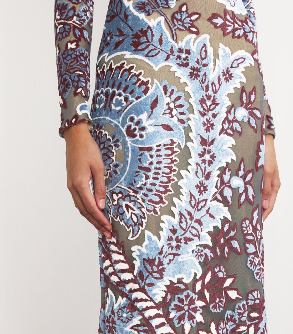 Etro Etro Jacquard Velvet Dress