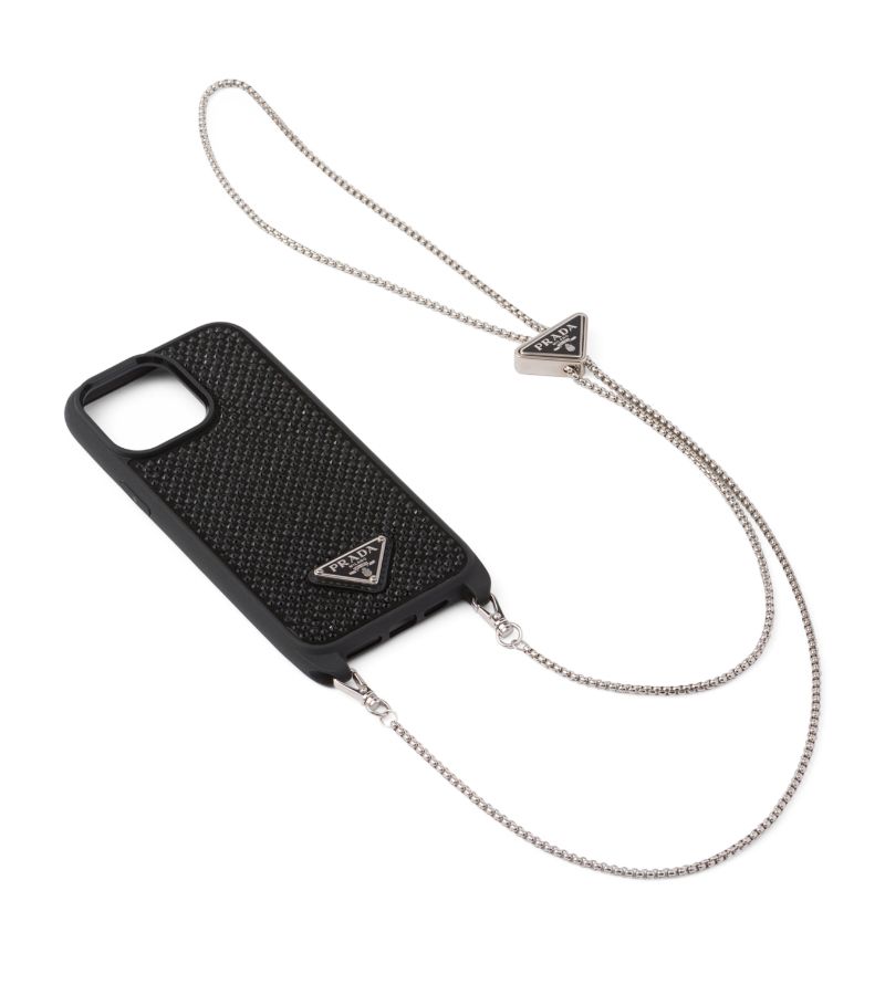 Prada Prada Embellished Iphone 14 Pro Case