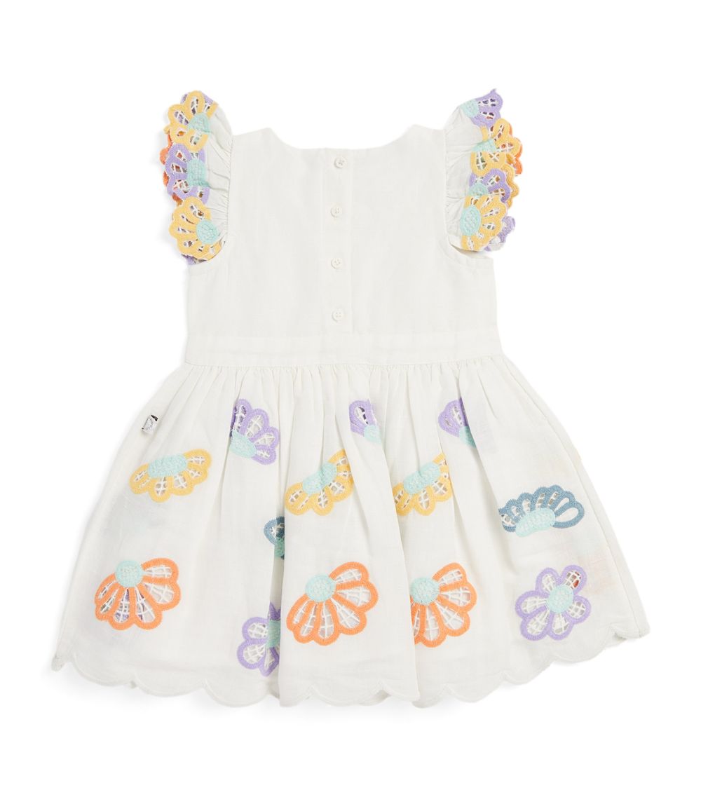 Stella McCartney Kids Stella Mccartney Kids Embroidered Floral Dress (3-36 Months)