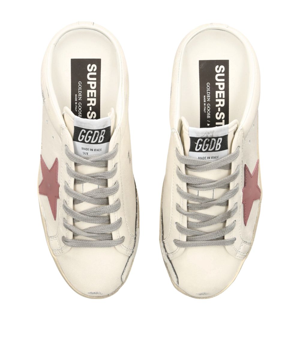 Golden Goose Golden Goose Leather Superstar Sabot Sneakers