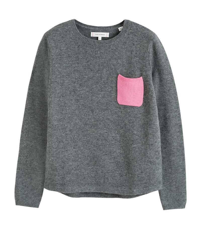Chinti & Parker Chinti & Parker Wool-Cashmere Chest Pocket Sweater