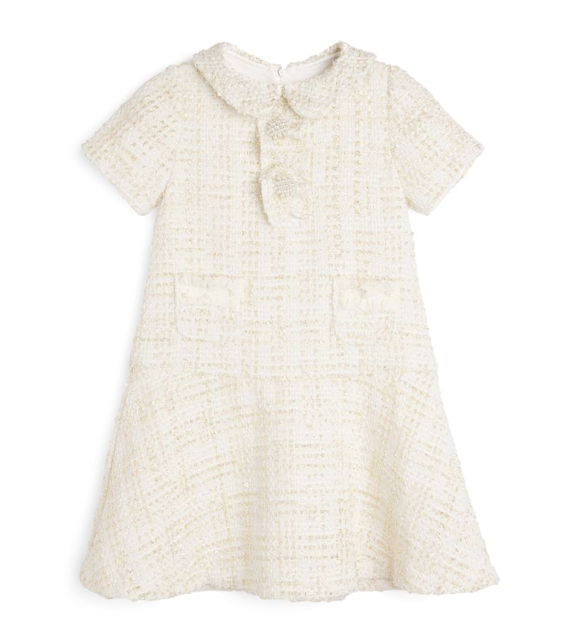 Patachou Patachou Metallic Tweed Dress (3-12 Years)