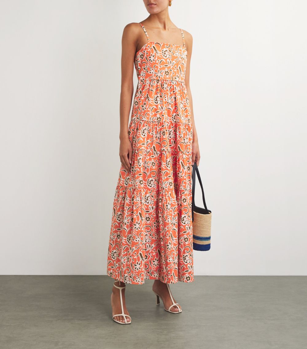 Me+Em Me+Em Cotton Floral Print Maxi Dress