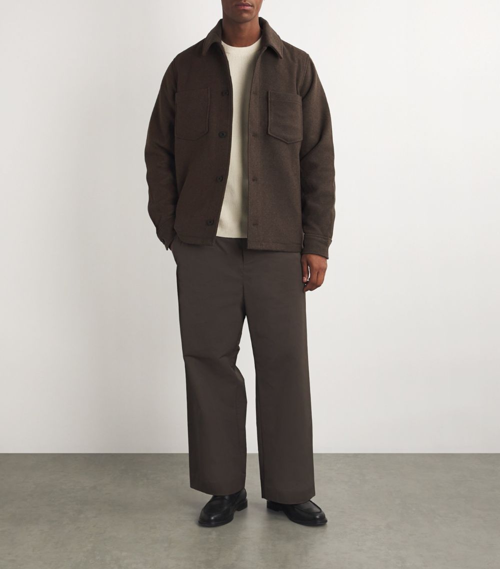  Samsoe Samsoe Wool-Blend Overshirt