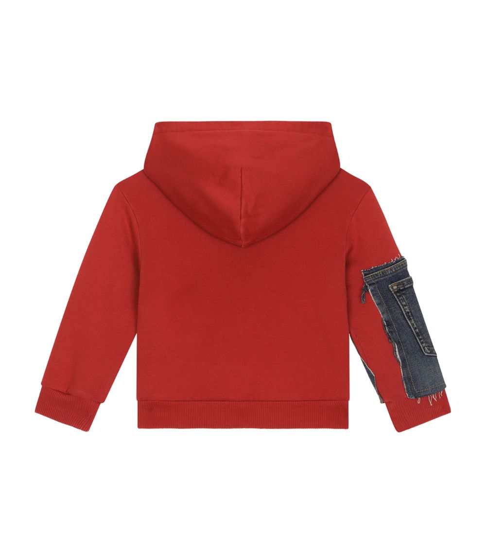 Dolce & Gabbana Dolce & Gabbana Kids Contrast-Panel Hoodie (2-6 Years)