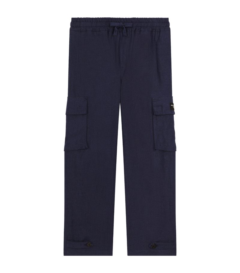 Dolce & Gabbana Dolce & Gabbana Kids Linen Cargo Trousers (2-6 Years)