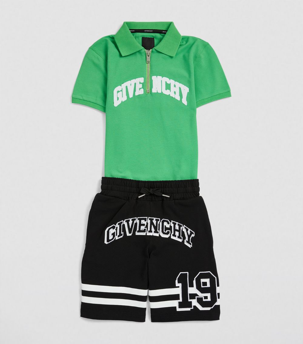 Givenchy Givenchy Kids Cotton Half-Zip Polo Shirt (4-12+ Years)