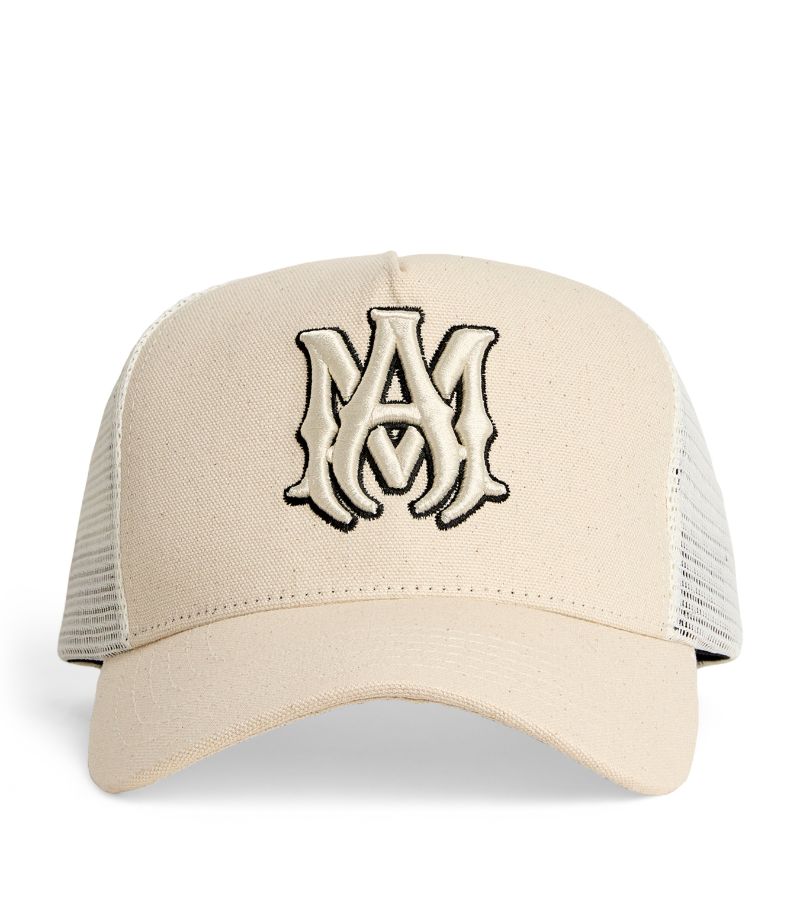 Amiri Amiri Embroidered Ma Logo Trucker Cap