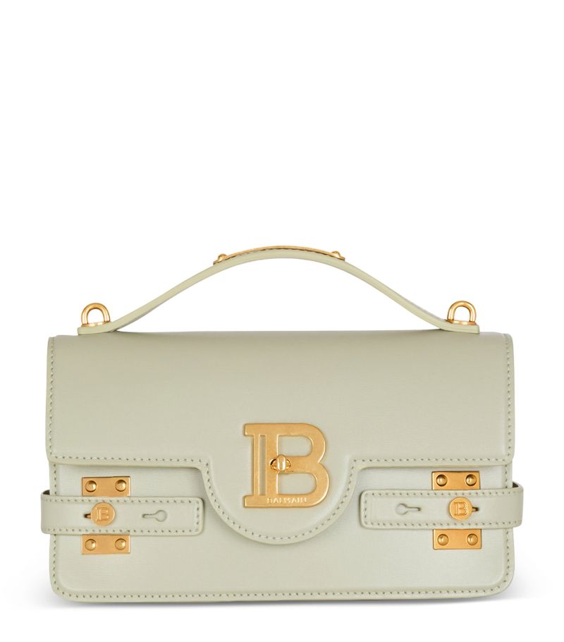 Balmain Balmain Leather B-Buzz 24 Shoulder Bag