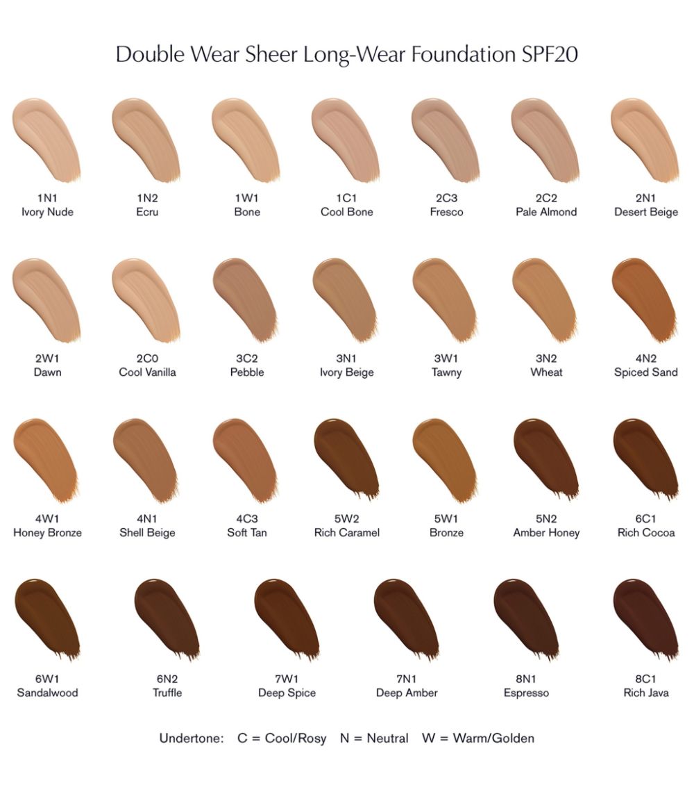 Estée Lauder Estée Lauder Double Wear Sheer Long-Wear Foundation Spf20 (30Ml)