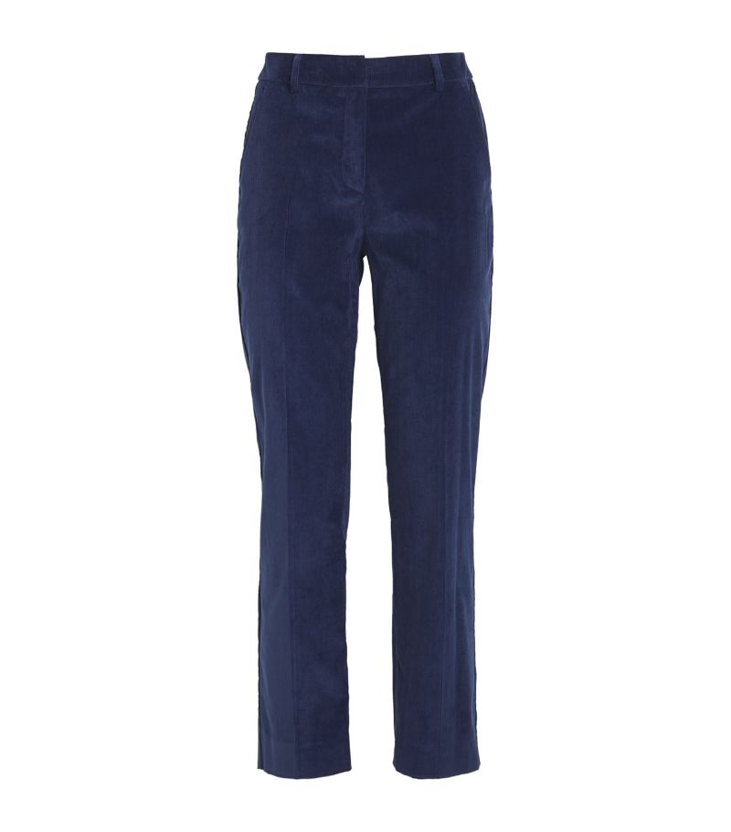 Weekend Max Mara Weekend Max Mara Stretch-Corduroy Cropped Straight Trousers