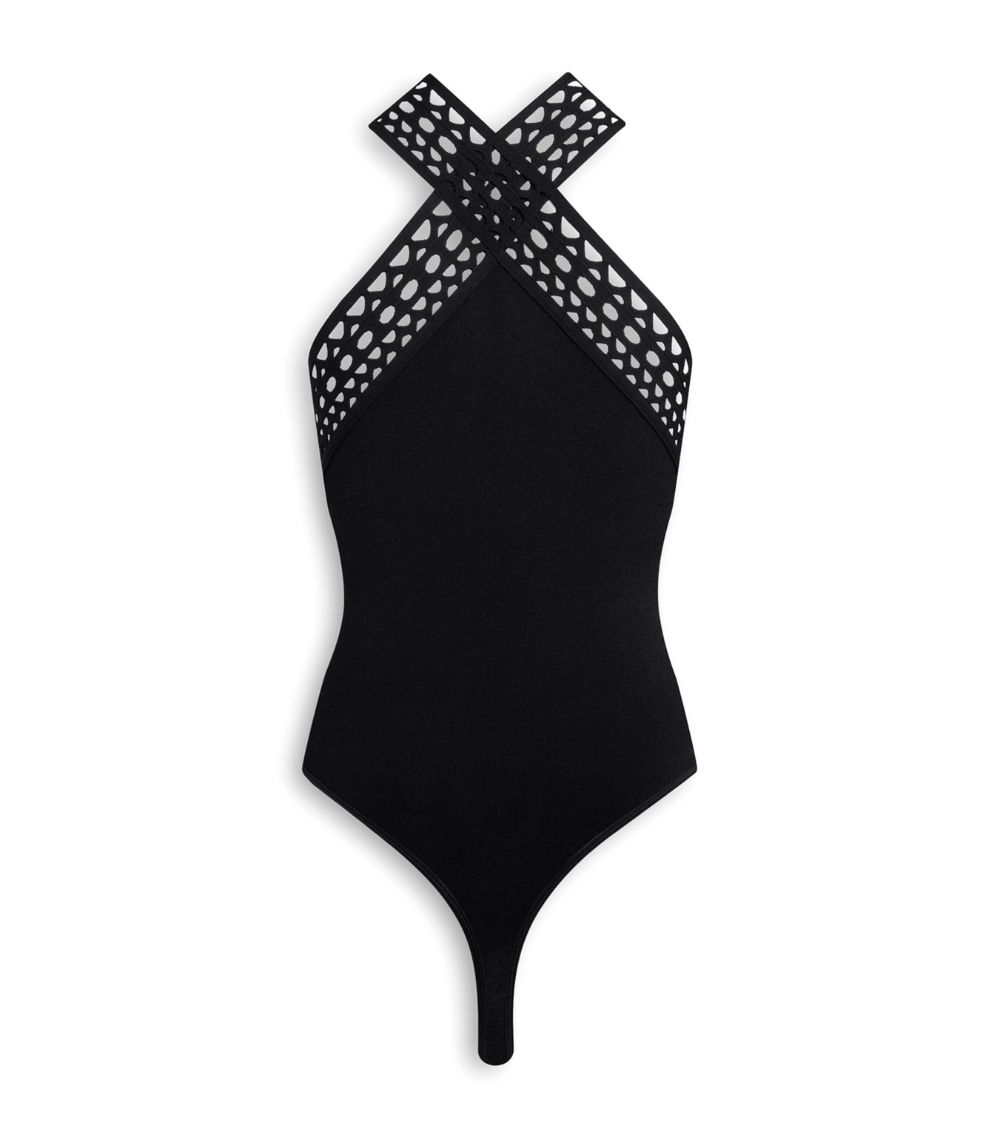 Alaïa Alaïa Sleeveless Vienne Bodysuit