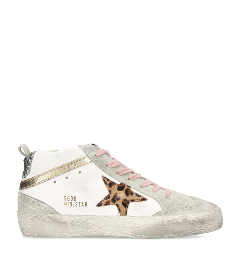 Golden Goose Golden Goose Leather Mid Star Sneakers