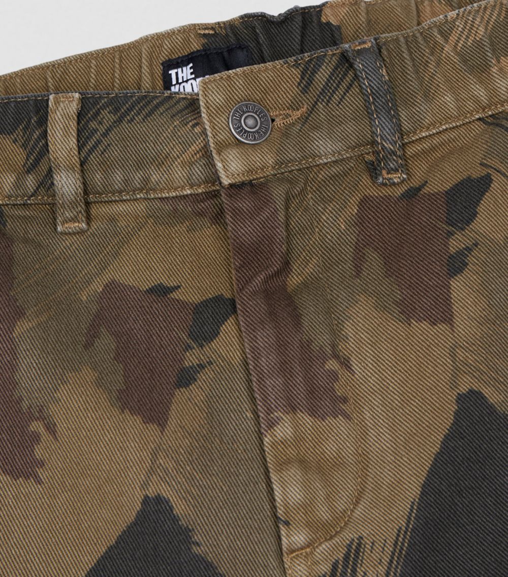 The Kooples The Kooples Cotton Camouflage Cargo Shorts